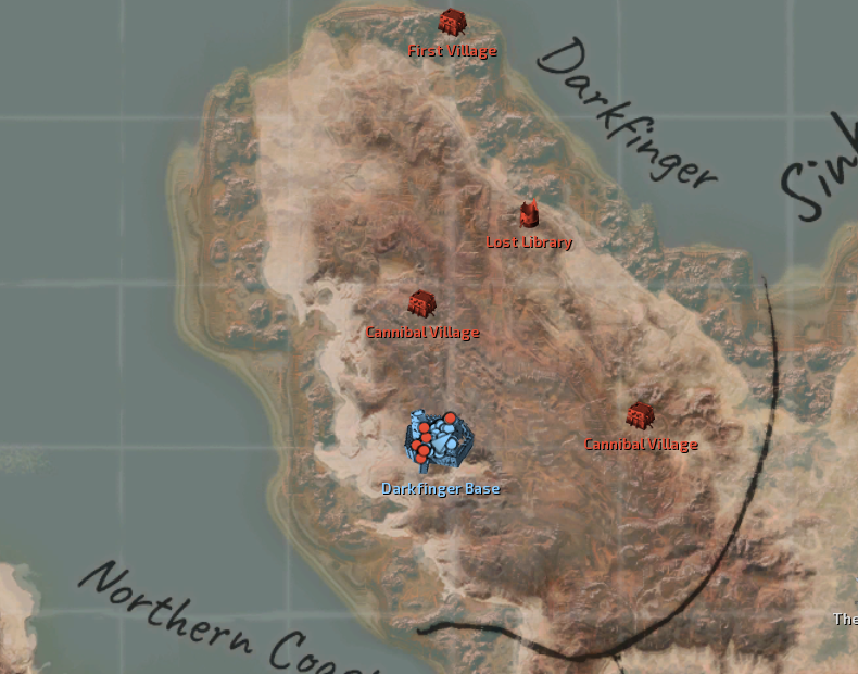Darkfinger Base Location
